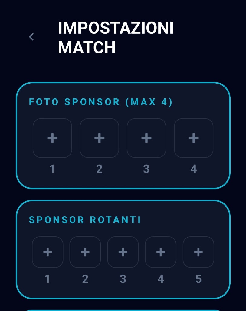 Gestione Sponsor e Loghi
