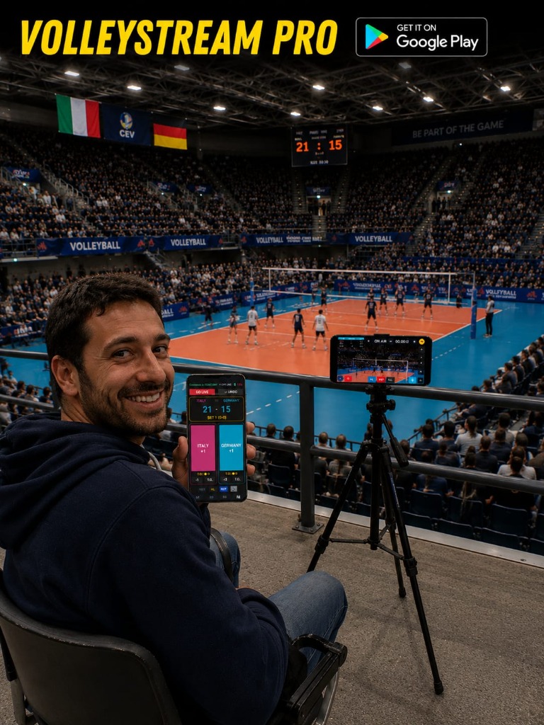 VolleyStream Pro Poster
